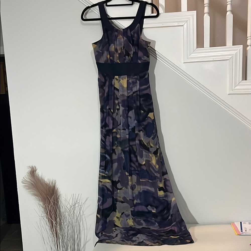 BCBG purple Halter Maxi‎ Gown Wedding Holiday Cruise Fairy Attire upscale luxury